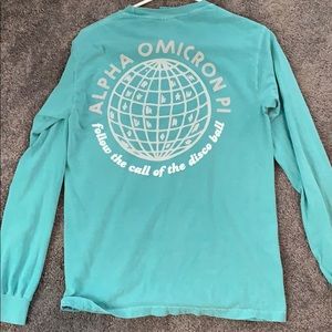 AOII comfort color long sleeve shirt